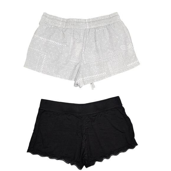 2 Pair of Sleep Shorts Soft and Comfy Loungewear Shorts Medium Honeydew Splendid - Picture 1 of 10